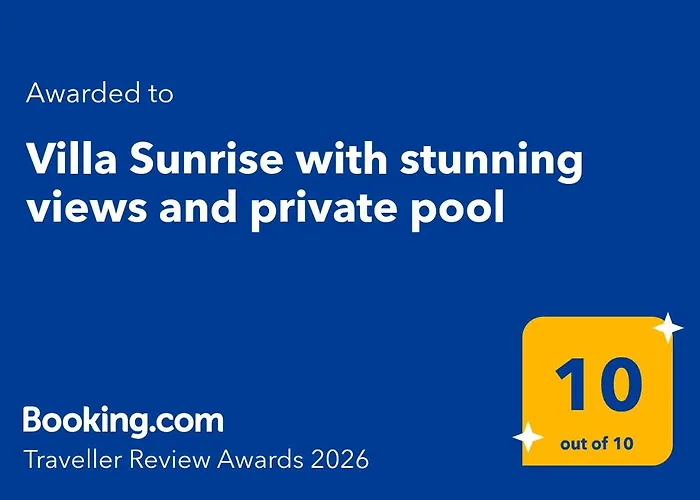 Sunrise With Stunning Views And Private Pool 别墅 Katokhórion